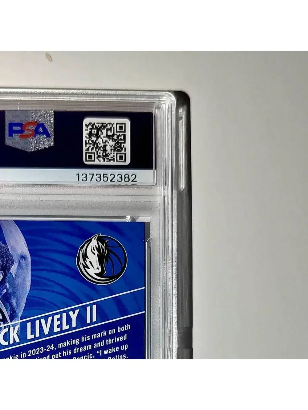 Dereck Lively II 2023 Panini Hoops Premium Sheesh #13 PSA 10 Gem Mint